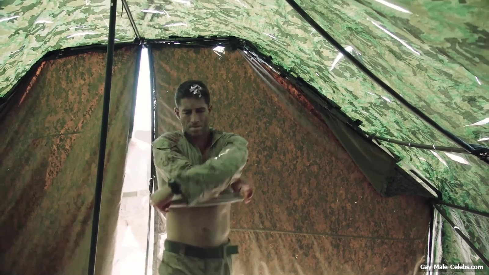 Donny O'Malley Shows His Dick In A Peeing Scene In A Grunt's Life