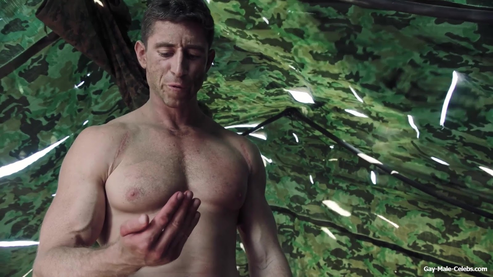 Donny O'Malley Shows His Dick In A Peeing Scene In A Grunt's Life