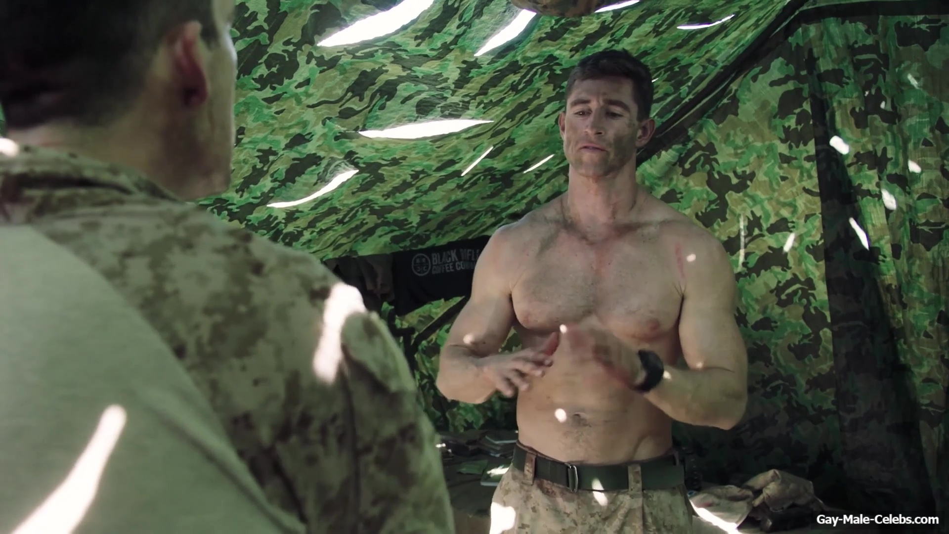 Donny O'Malley Shows His Dick In A Peeing Scene In A Grunt's Life