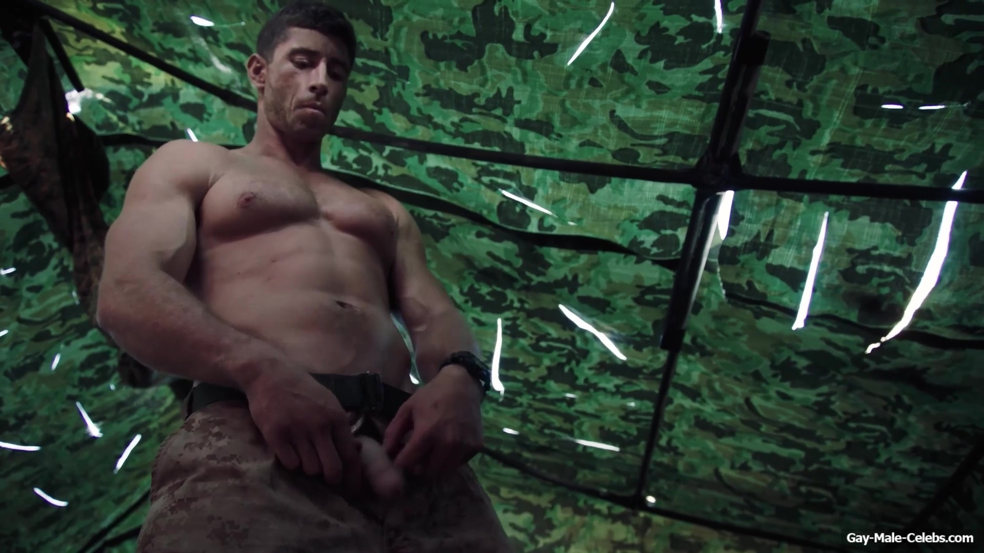 Donny O'Malley Shows His Dick In A Peeing Scene In A Grunt's Life