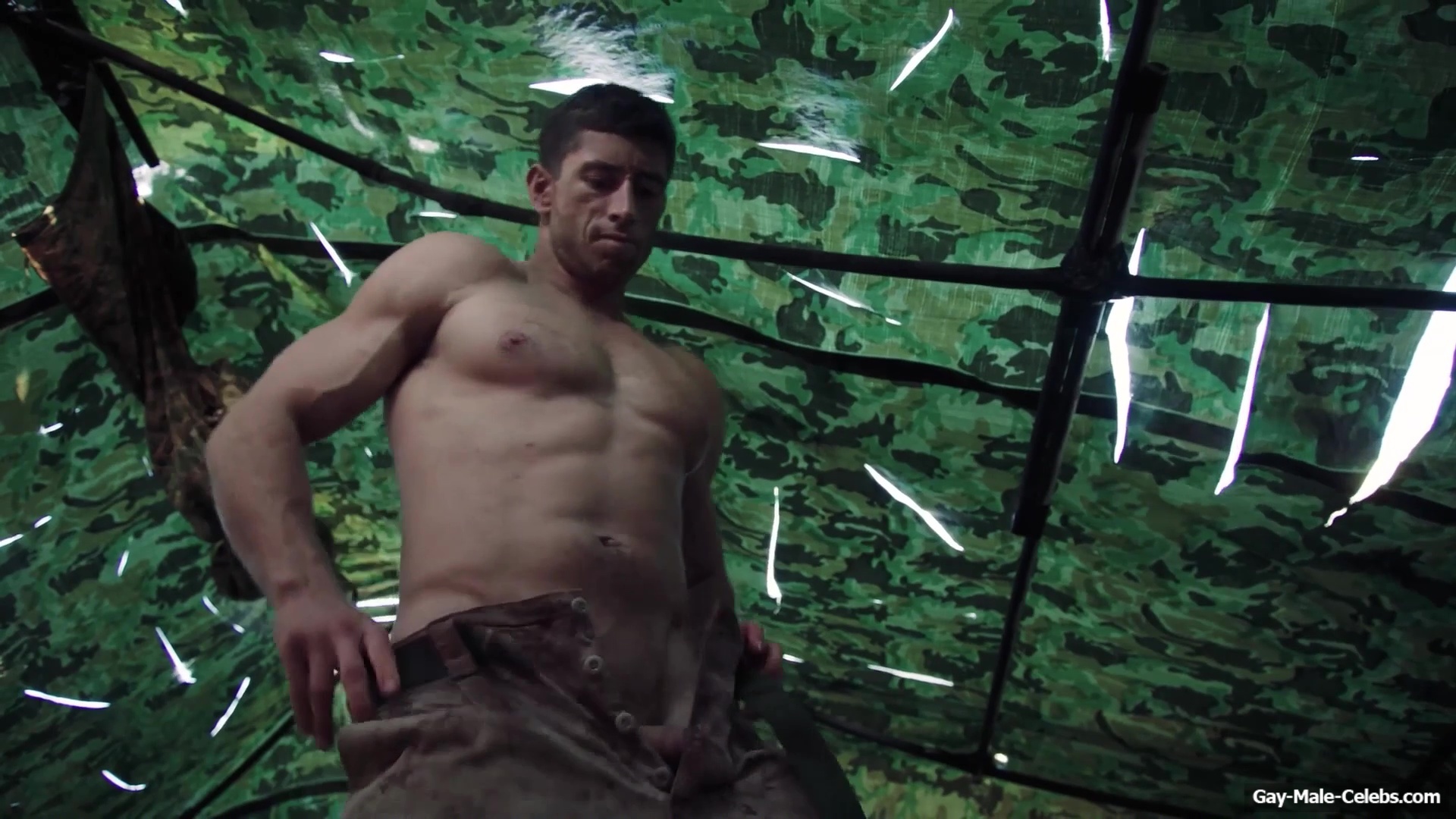 Donny O'Malley Shows His Dick In A Peeing Scene In A Grunt's Life