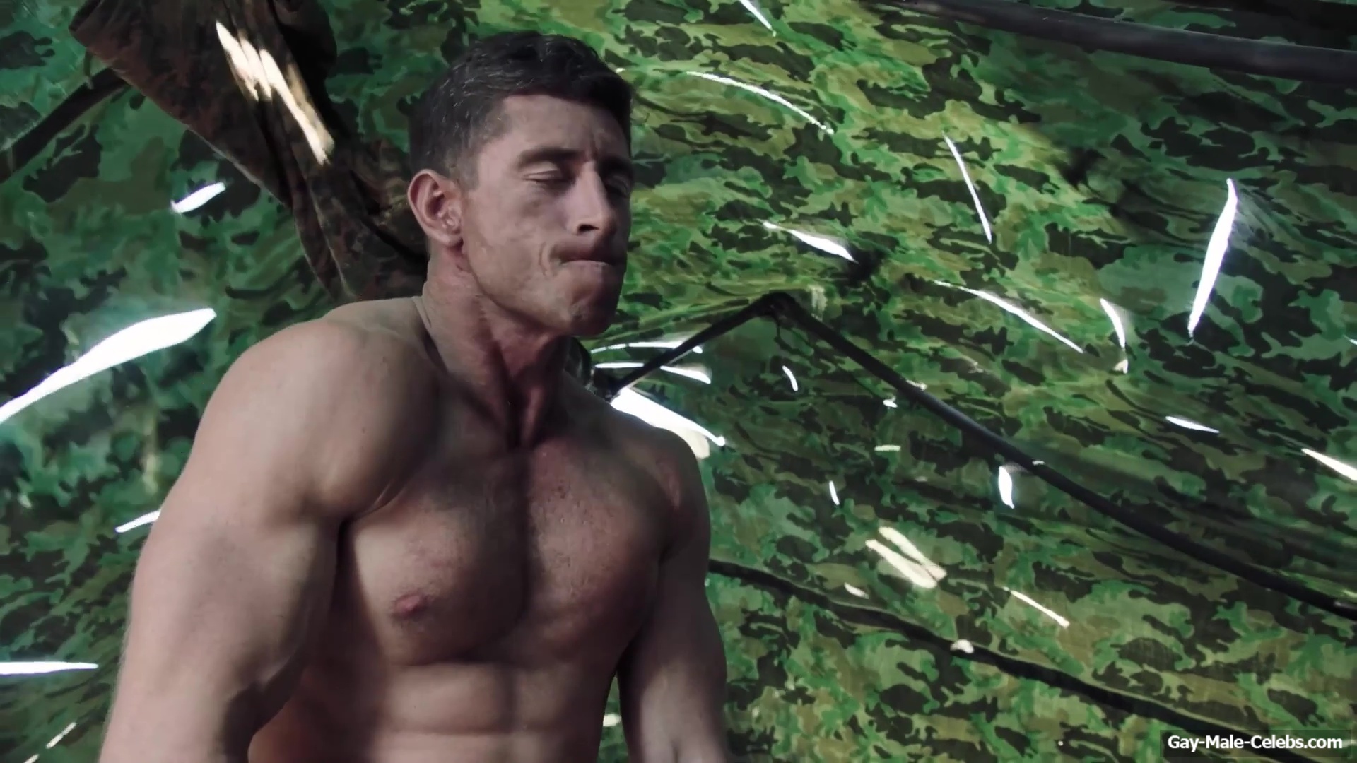 Donny O'Malley Shows His Dick In A Peeing Scene In A Grunt's Life