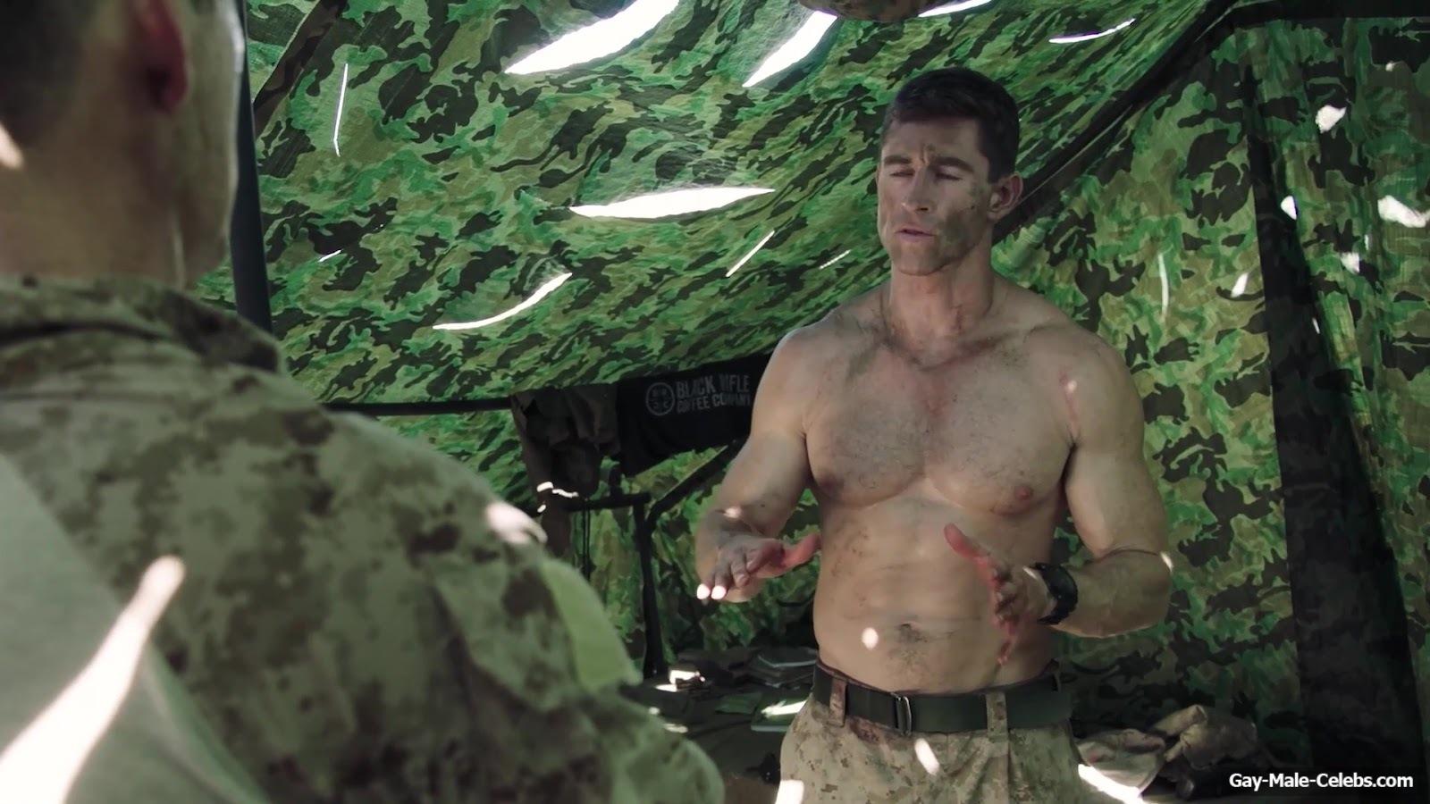 Donny O'Malley Shows His Dick In A Peeing Scene In A Grunt's Life