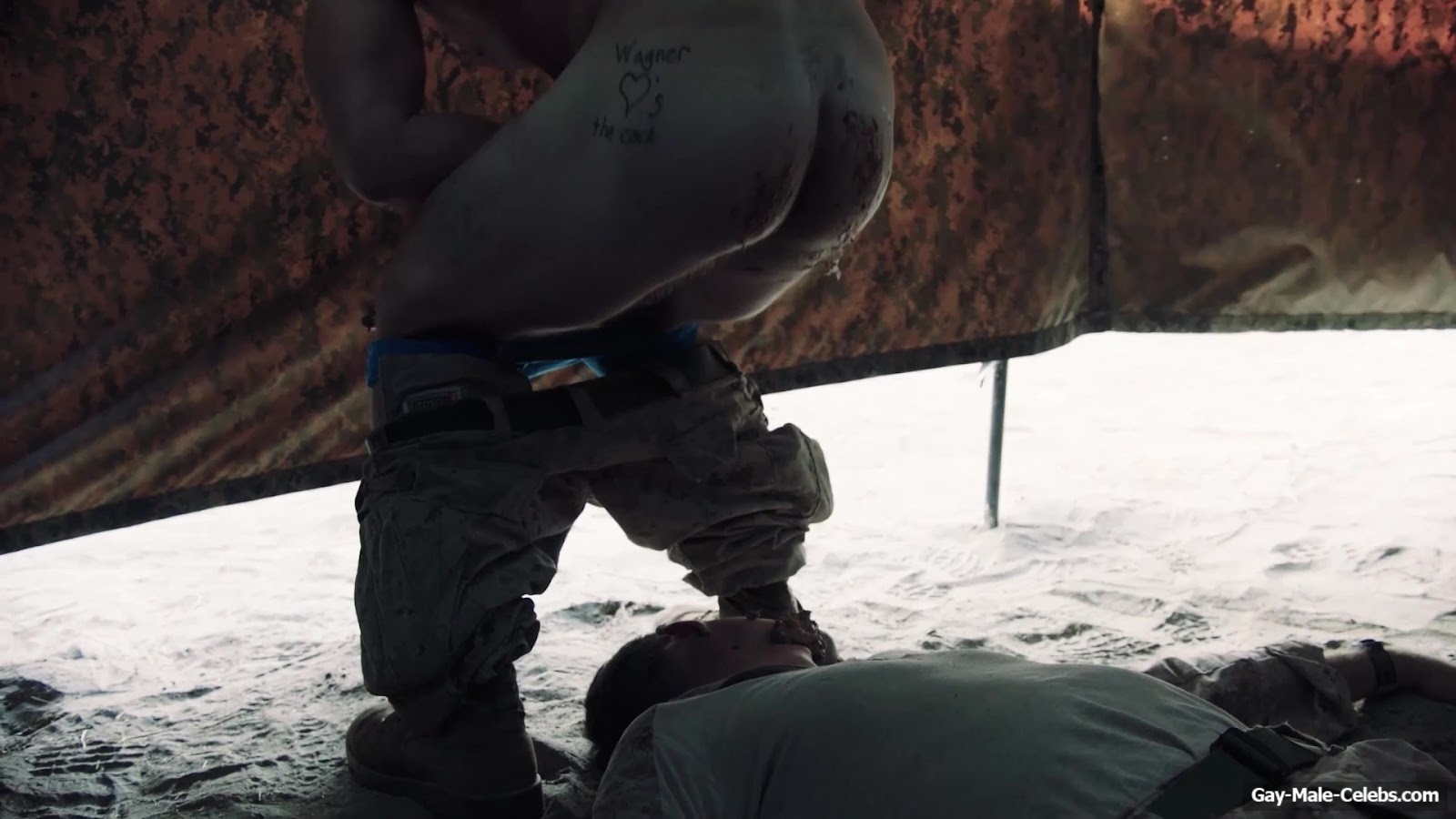 Donny O'Malley Shows His Dick In A Peeing Scene In A Grunt's Life