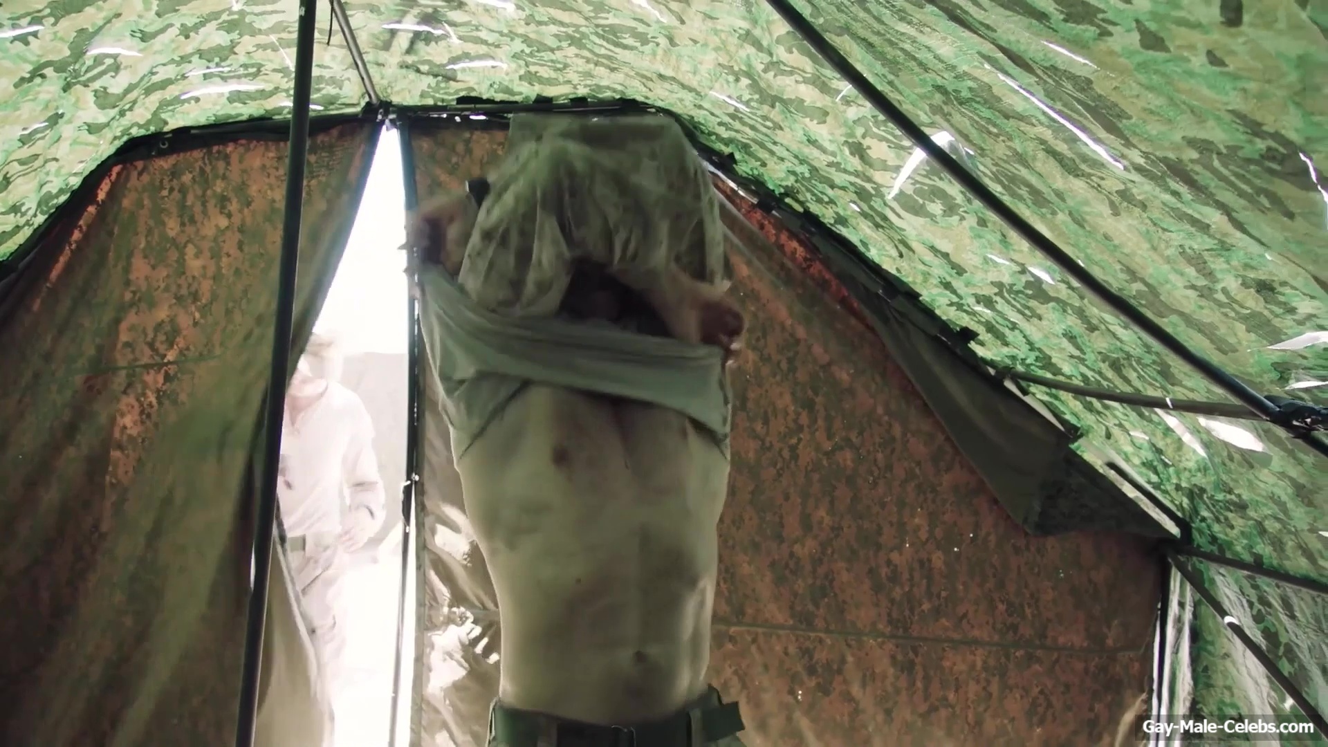 Donny O'Malley Shows His Dick In A Peeing Scene In A Grunt's Life