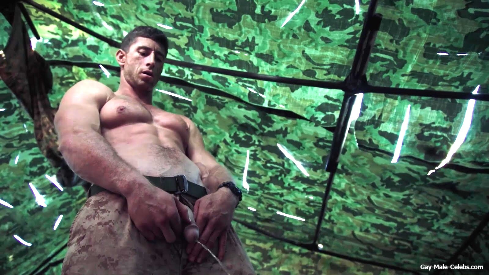 Donny O'Malley Shows His Dick In A Peeing Scene In A Grunt's Life