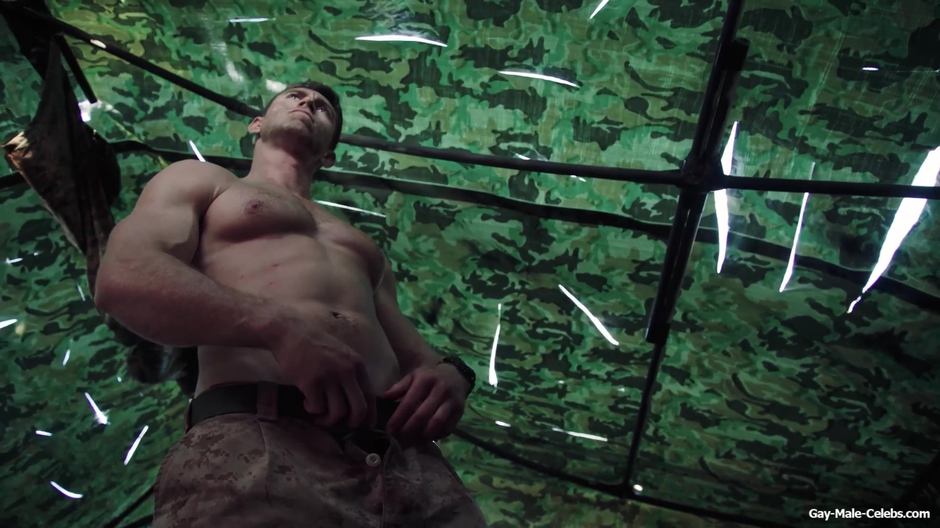 Donny O'Malley Shows His Dick In A Peeing Scene In A Grunt's Life