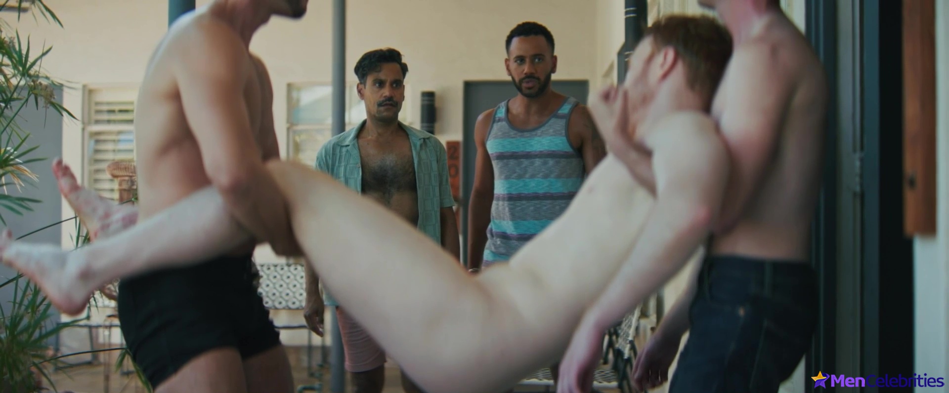Jason Caceres nude and gay sex in Laid Bare