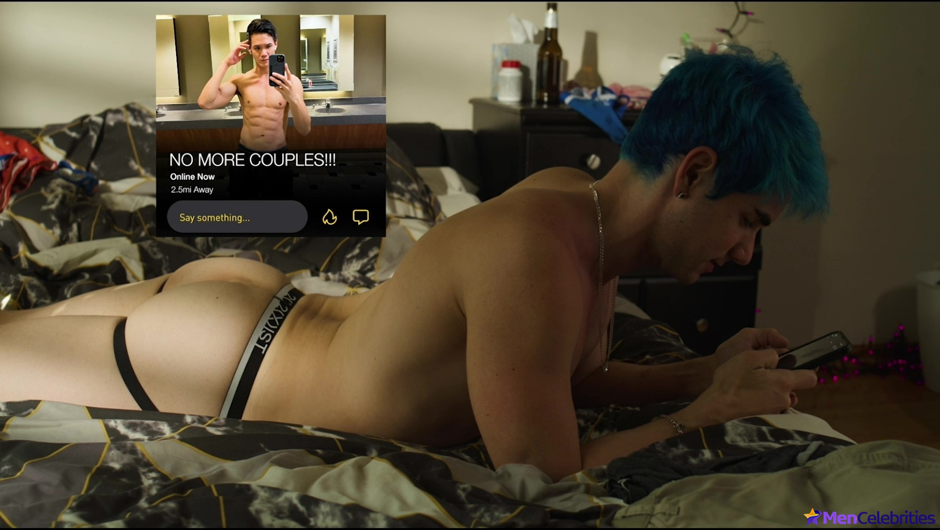Jason Caceres nude and gay sex in Open To It