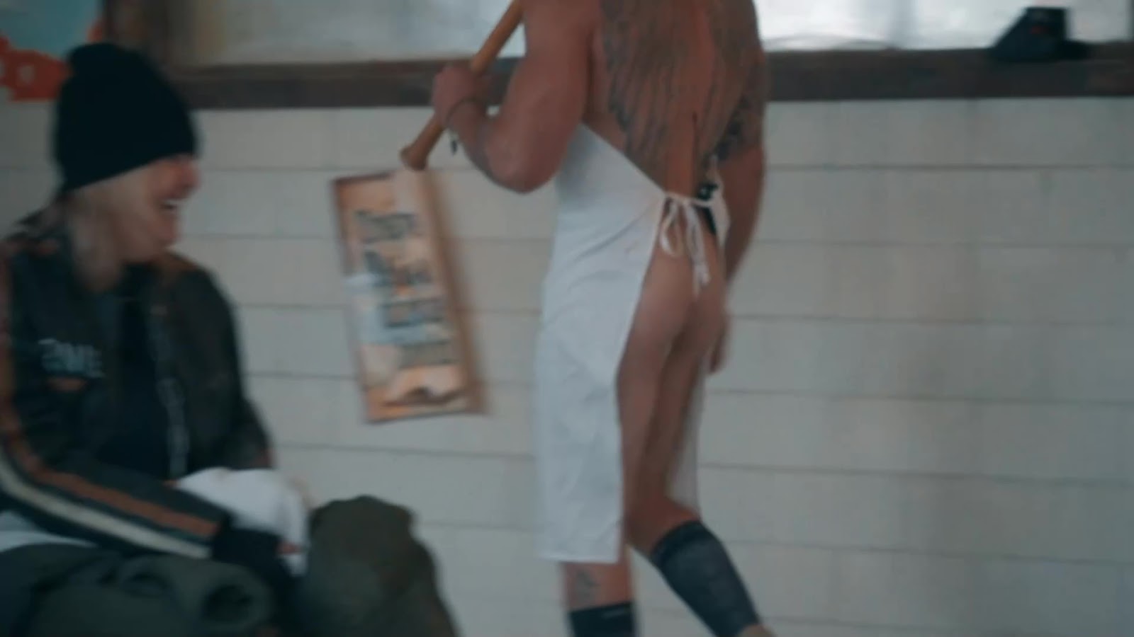 Scott McMinn Bare Bubble Butt Scenes in Apocalypse