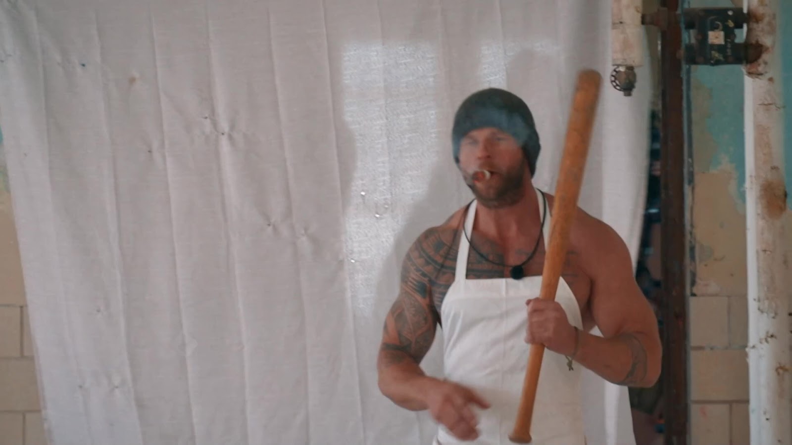 Scott McMinn Bare Bubble Butt Scenes in Apocalypse