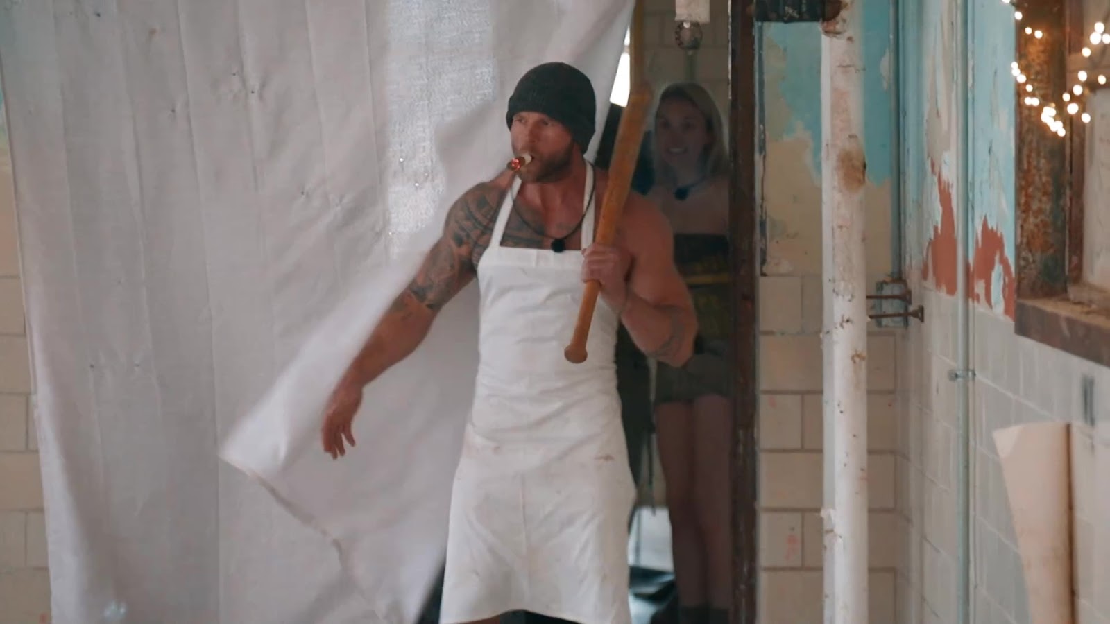 Scott McMinn Bare Bubble Butt Scenes in Apocalypse